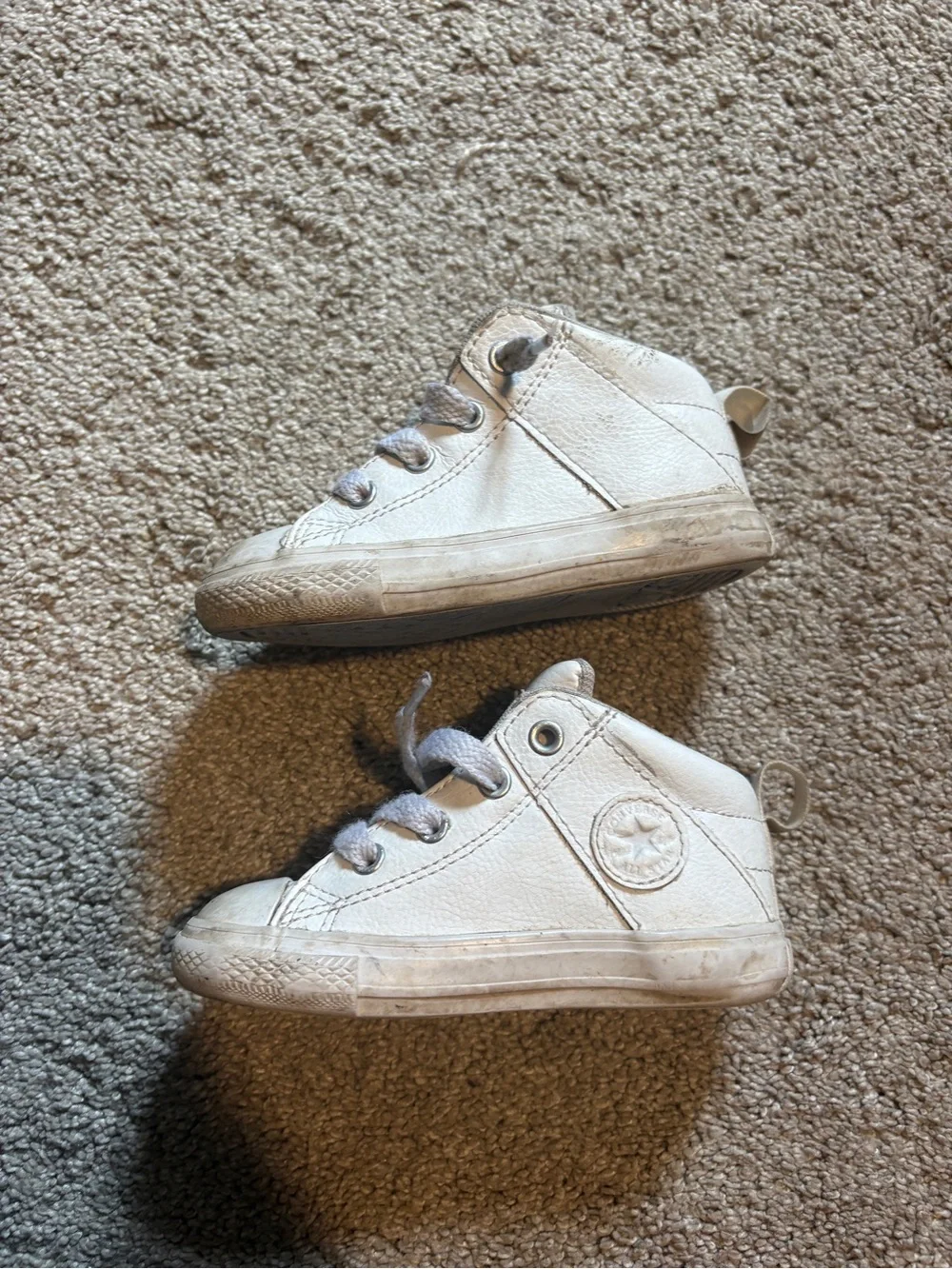 Converse Kids White High-Top Sneakers